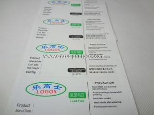 Water Proof Adhesive Stickers
